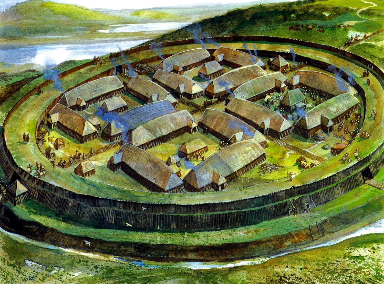 Треллеборг крепость викингов